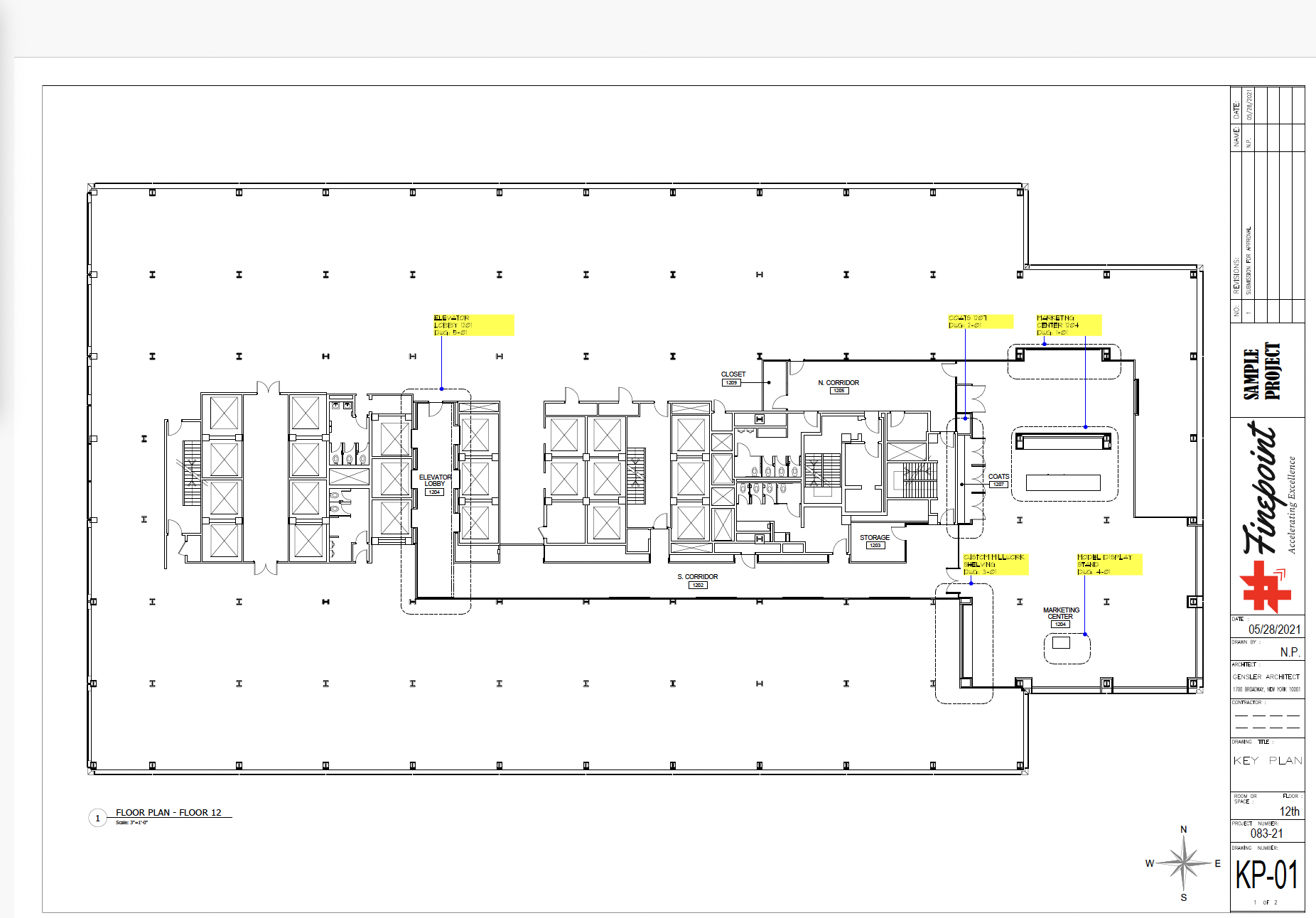 Custom Office Shop Drawings